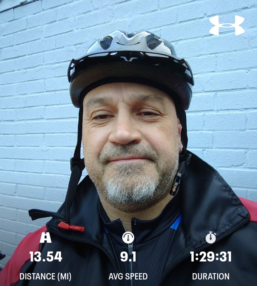 Underestimated the wind, rain &amp; cold during this afternoons ride 🥶