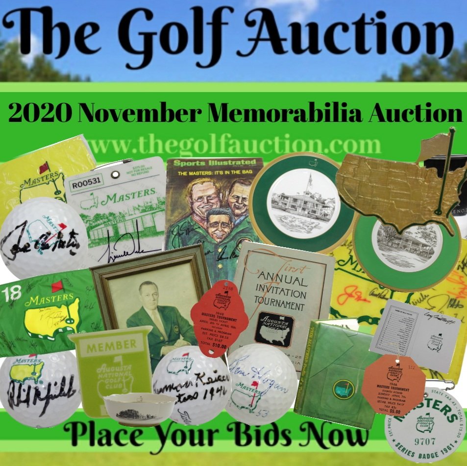 Golf_Auction's tweet photo. Our largest auction ever ends tonight! The November Golf Auction has 1500 items, & will come to an end at 9pm EST with extended bidding to follow. You'll lose 100% of the bids you don't place, so place your bids now! ๐ โณ๐
https://t.co/MTBNIx5zgQ @MMOGolf @SpCollectibles @espn https://t.co/376KZoxnL4