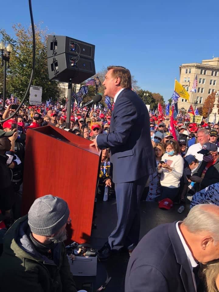realMikeLindell's tweet photo. Over a million people showed to support our great President @realDonaldTrump in the fight to stop the steal of the most important election ever! https://t.co/BwN4C3YQn1