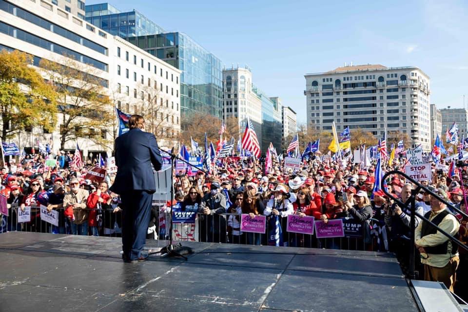 realMikeLindell's tweet photo. Over a million people showed to support our great President @realDonaldTrump in the fight to stop the steal of the most important election ever! https://t.co/BwN4C3YQn1