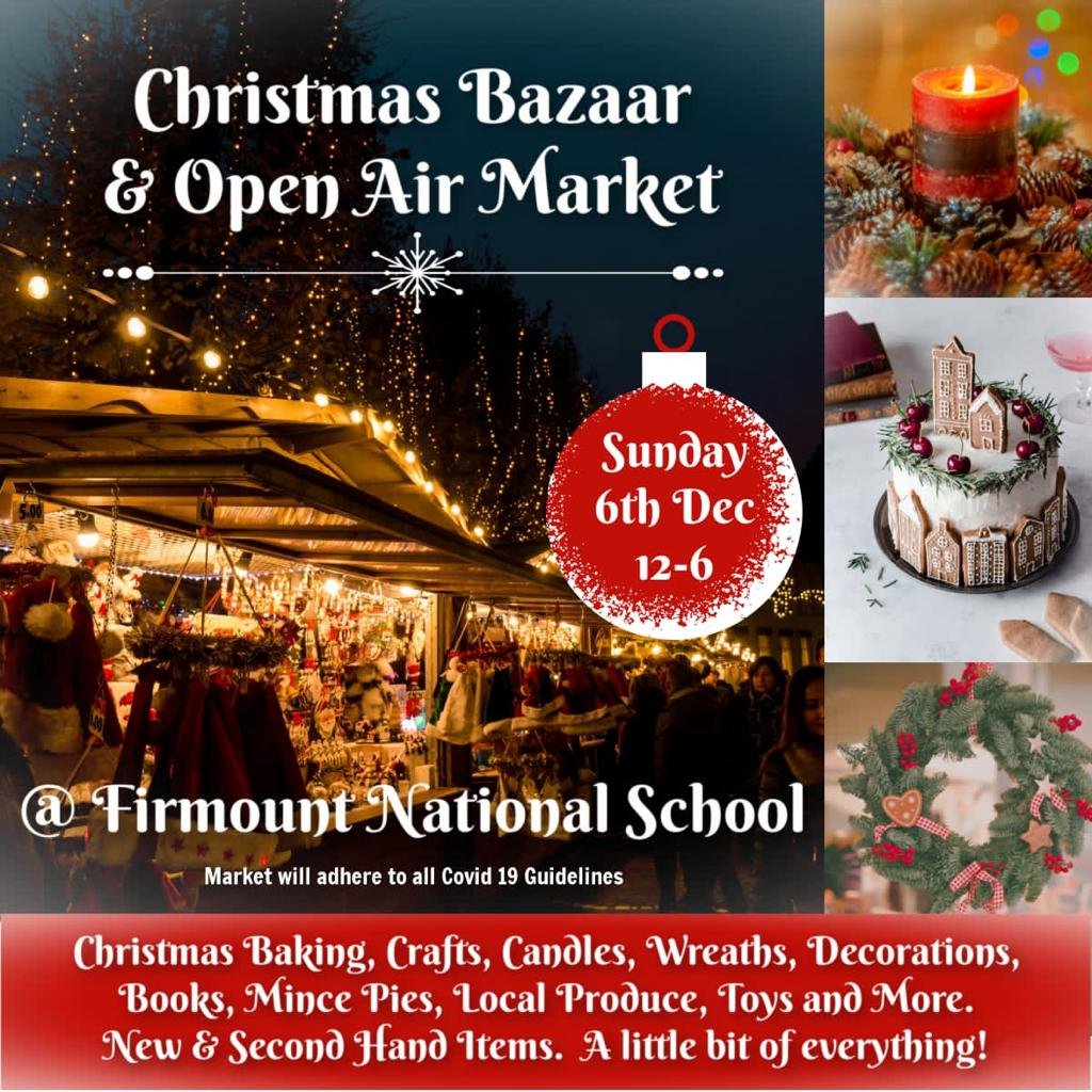 SplitLogs's tweet photo. Calling all CRAFTERS/BAKERS/MAKERS! Stalls available for an open air Christmas Market at Firmount National School Donoughmore on Sun 6th Dec. Text 0861967488 for details #buylocal #madeincork https://t.co/olqEqGC3sY
