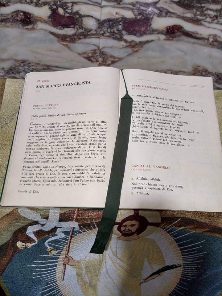 Lectures, lectionnaire :Livre qui contient les lectures de la Bible choisies pour les célébrations de la messe et des sacrements.Apocalypse chapitre 2, 3 et 5Toutes paroles que «l'Esprit dit aux Églises» ont une portée universelle. #lectures  #messe  #liturgie