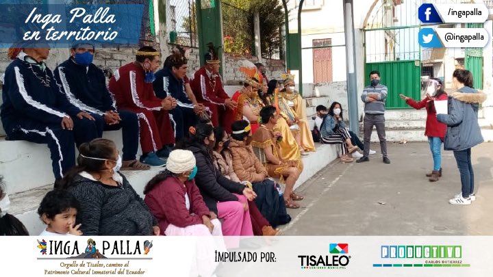 ingapalla's tweet photo. 🌎#EnTerritorio El GAD Tisaleo junto al equipo de investigación realizaron un taller con miembros de la Capitanía del Pueblo para sensibilizar y fortalecer los aportes para el plan de salvaguarda de la fiesta. #orgulloingapallatisaleo #santaluciatisaleo #ingapallatisaleo https://t.co/MdwYI6PqHs