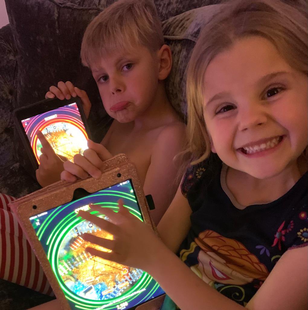scull_penny's tweet photo. #5GoldRings @Schofe Elijah and Keris’s favourite show!! ⭕️ https://t.co/CDaNiXVM6d