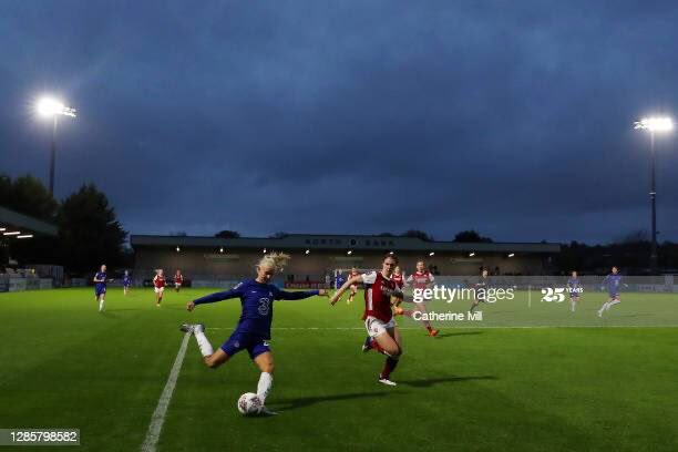ANOTHER draw in  #WomensFootballWeekend at the  #LondonDerby  Goals coming in as the light left us on this Sunday afternoon, captured by  @catherineivill &  @_harrietlander 