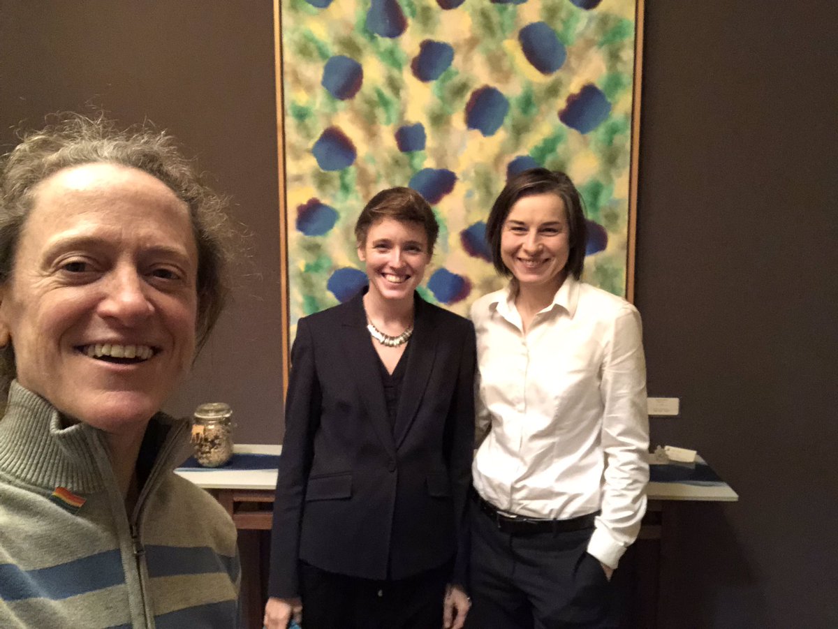 Scanlon_Leslie's tweet photo. Fantastic to meet @AgataKowalskaTT and @emibarabasz in person to discuss #LGBTQ issues in Poland, including last week’s release of the #EU #LGBTIQEqualityStrategy. And thank you so much for the #Lukullus cakes — delicious ! https://t.co/uSo21E5QpC