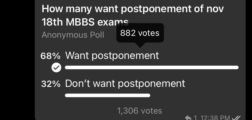 Soumya04730163's tweet photo. Plz plz plz plz plz 🙏🙏🙏🙏🙏🙏🙏  postpone #rguhs mbbs bds exams for  two week it's our humble request plz @mla_sudhakar @DrJitendraAIMSA @VCRguhs @NMC_IND @nidhiindiatv @official_aimsa @DKShivakumar @NSUIKarnataka @indiatvnews @ABPNews @CMofKarnataka @BSYBJP @btvnewslive https://t.co/Da0k5PgEDU
