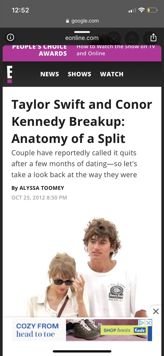 october 2012rumors start about haylor again and also about taylor and connor breaking up- official buas for connor and taylor are released on oct 25th