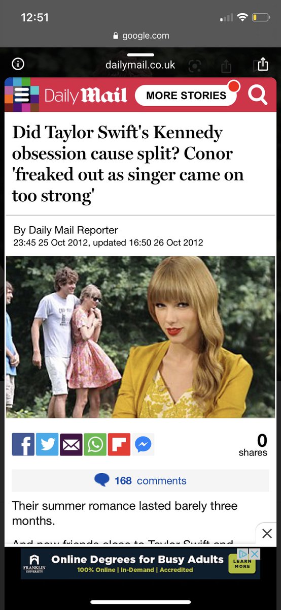 october 2012rumors start about haylor again and also about taylor and connor breaking up- official buas for connor and taylor are released on oct 25th