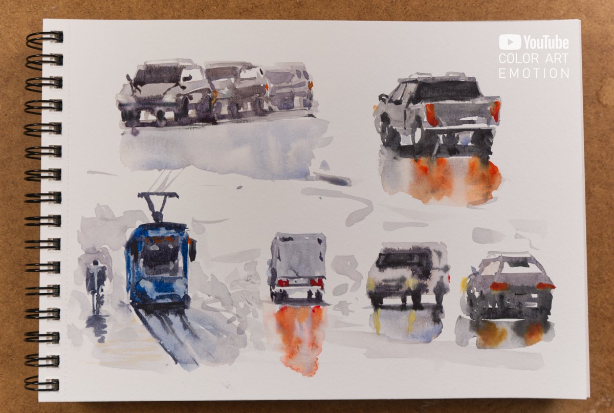 ColorArtEmotion's tweet photo. 6 Quick and Easy Watercolor Sketches with Cars...do you include cars in your watercolor sketches?
https://t.co/J165gKBfus

#watercolorpainting #watercolor #Watercolour #carsketches  #tutorial #artshare https://t.co/QywxpP20b9