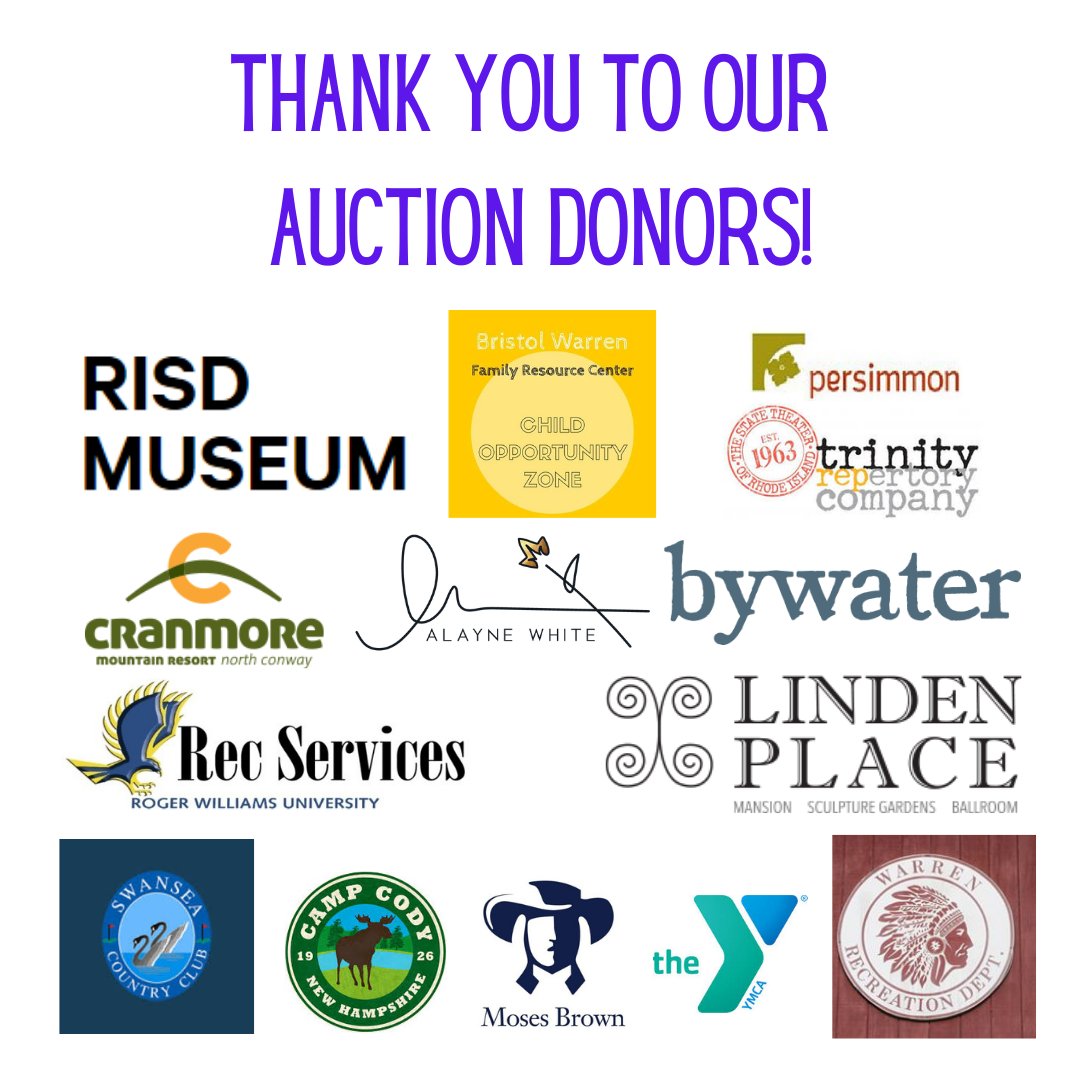 BWEdFoundation's tweet image. Thank you to our generous auction donors for the 2020 Bee! You played an important part in the success of our first ever all online auction! @RISDMuseum @PersimmonRI @trinityrep @bywaterwarren @CranmoreMtn @myrwu @lindenplace @campcody @MosesBrown @GreaterProvYMCA