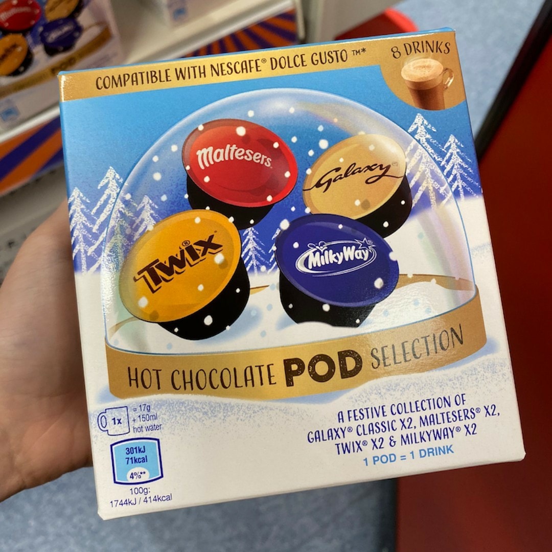 DrakehouseRP's tweet photo. Ooooo, which one woud you pick?
It's the season to be drinking #HotChocolate - and what better way than with this Galaxy and friends hot chocolate pod selection🤤🍫! @bm_stores
#snacksuk #newfoodsuk #hotchocolate #sheffieldfood #sheffield #bandm #bmstores #drakehouseretailpark https://t.co/sHBZBTqkzX