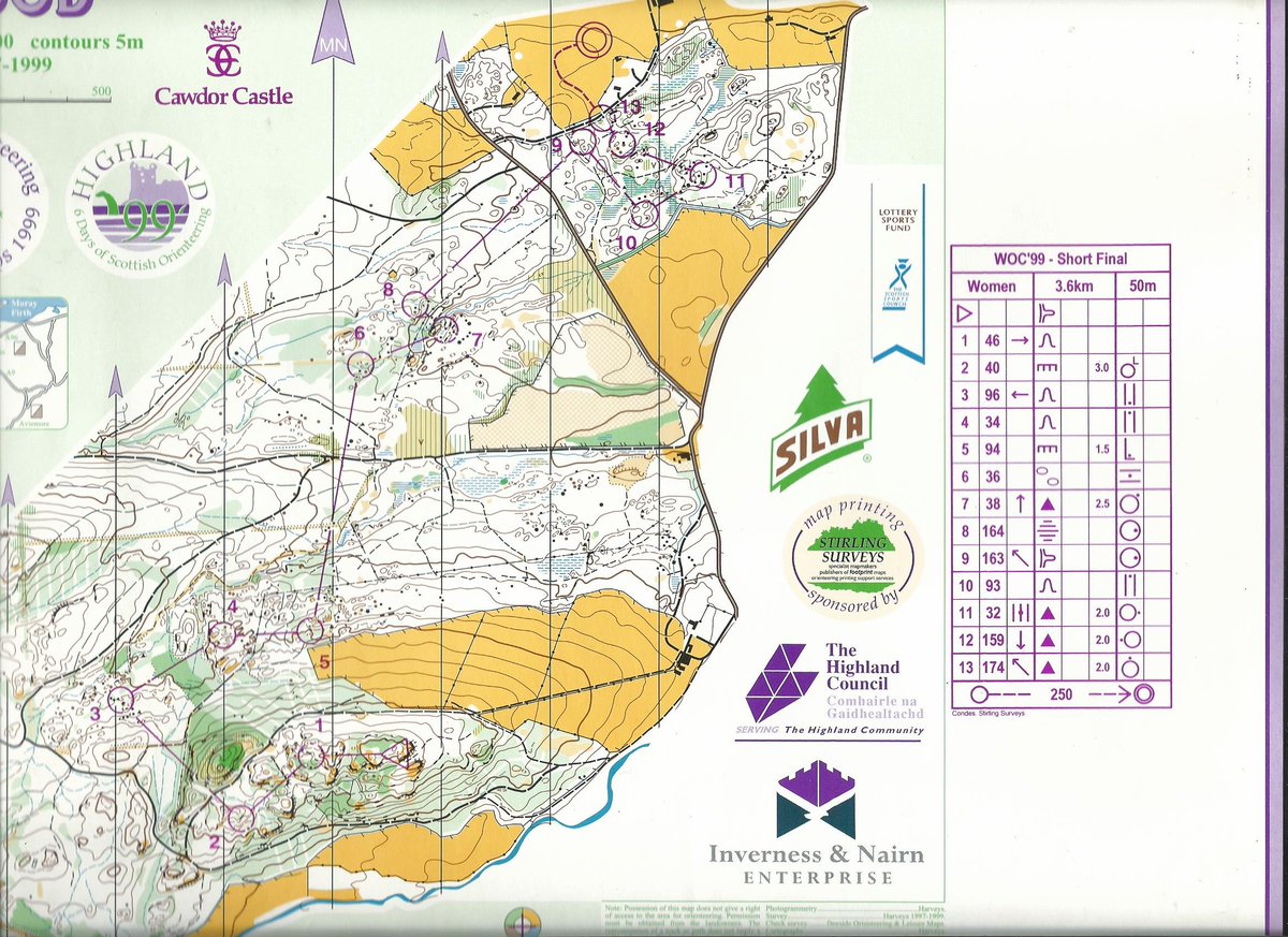 World Champs 1999 is nearly over! We just have the grand final left at 20:00 tonight over on twitch. A Men's Final and a Women's Final. twitch.tv/orienteeringun…

In the meantime check out the Short distance course Yvette Baker ran to become GB's first ever World Champion.