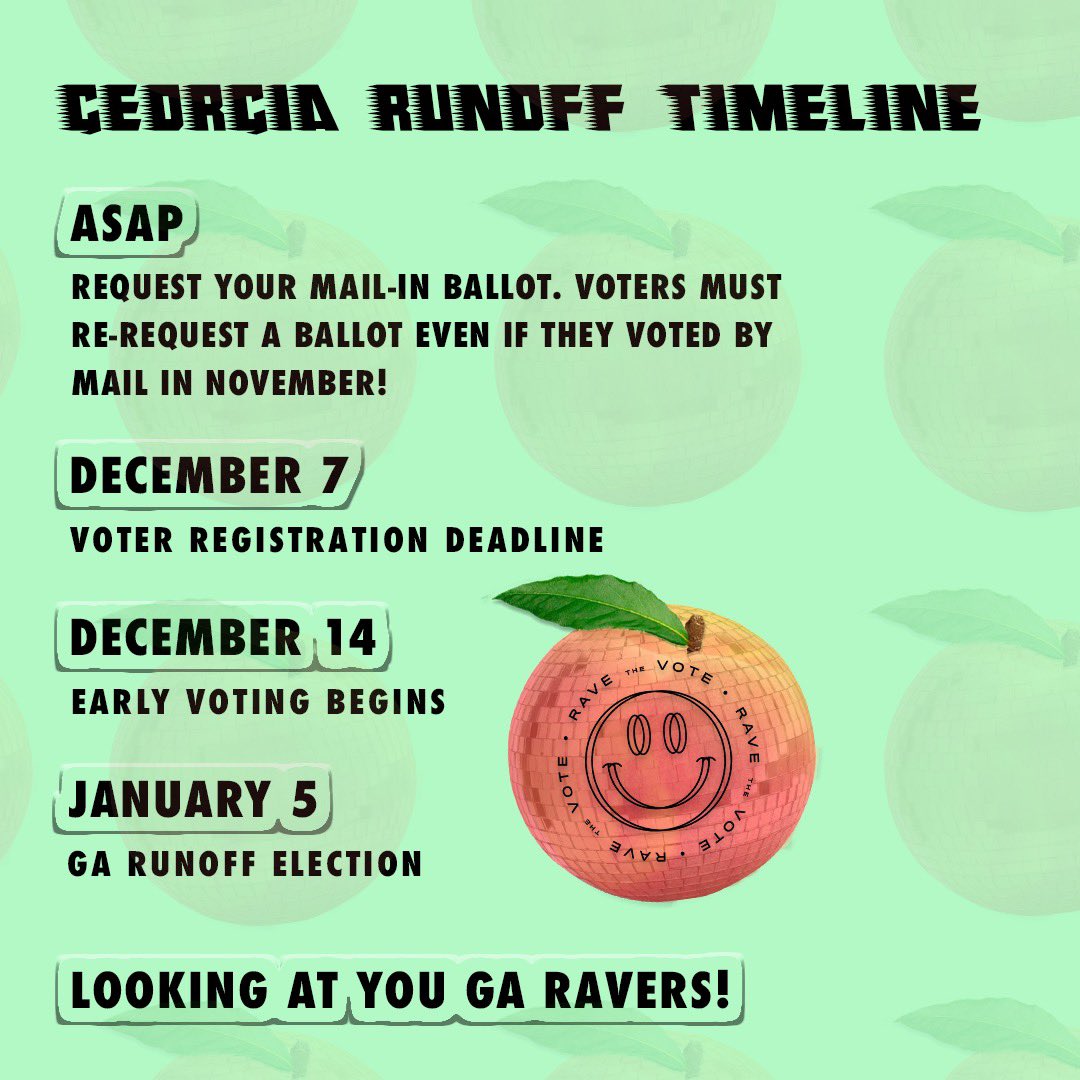 Looking at you GA ravers!