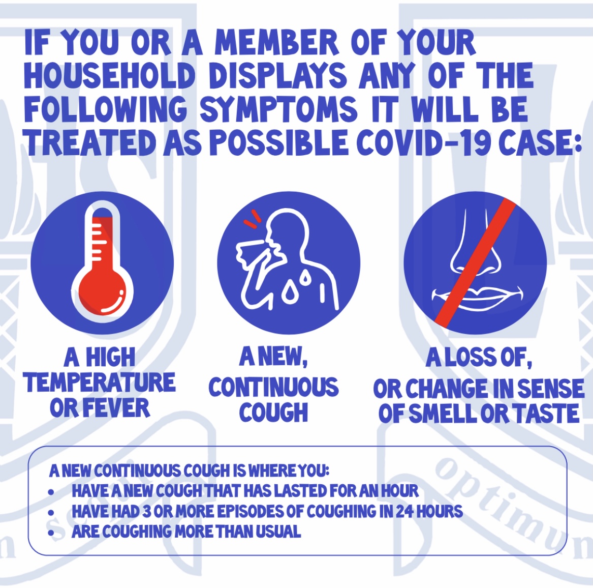 To protect everyone in our (school) community, it’s important that you do not send your child to school if they display any of these COVID-19 symptoms.

We would appreciate if you would discuss and emphasise the importance of our health &amp; safety routines:
youtu.be/ihx9hK5yk00