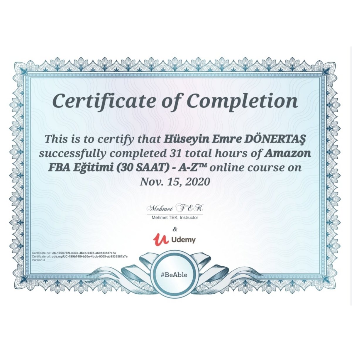 eemreus's tweet photo. Fulfillment by @Amazon (FBA)
Education  
#successfully
#amazon #amazonfba #onlineeducation #onlinecourse #udemy #udemyforbusiness https://t.co/pbhkORatK9