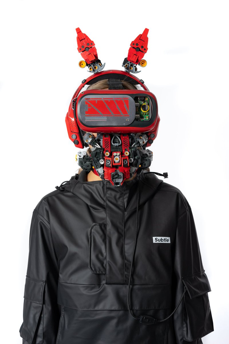 bigbangtechs's tweet image. ProTech

#wearabletech #wearableart #functioningart #scifiart #scifi #cybrsoul #collectibles #cyberpunkmask #mask #cybercity