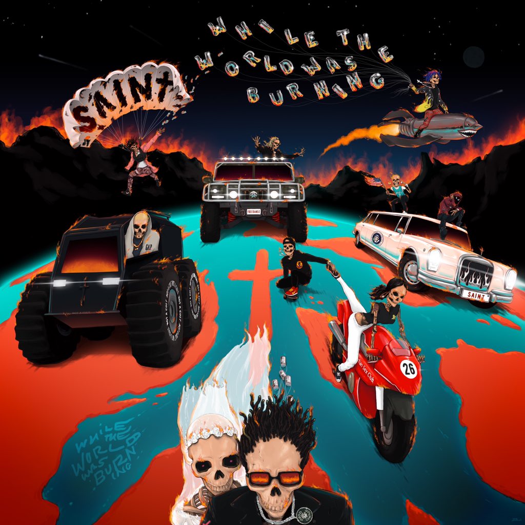 SAINtJHN's tweet image. My next collection While The World Was Burning, Friday, November 20th! aoty??!!probably ✝️✝️✝️ pre save it right now!