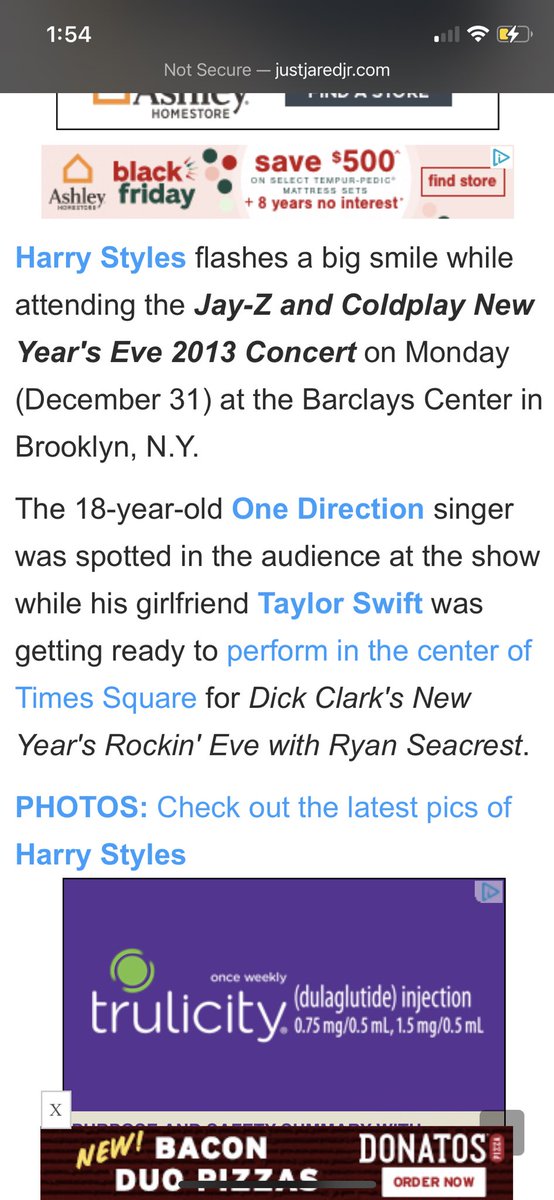 also harry didn’t watch harry perform that night he went to a coldplay concert before and then met her right before midnight