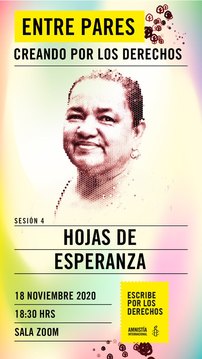 metropolitanxs's tweet photo. ¡Asiste a la sesión de #CreandoPorLosDerechos: Hojas de Esperanza! 🍃🍃
Invitado especial: Brayan Monsalve González, Defensor de DDHH y Delegado Joven de AI Colombia.
Necesitarás: hojas de papel, pegamento, hojas secas y semillas. 📄🍂🌱 
Registro ��🏼  https://t.co/W40RZz8gej https://t.co/pGj9KWHQOr