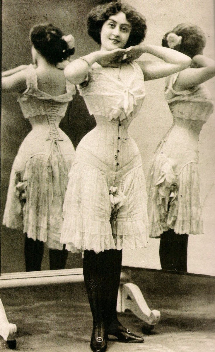 Corsets became a staple of women’s fashion (and some men’s) in the 16th century & stayed in fashion until the early 20th century - especially amongst the aristocracy.