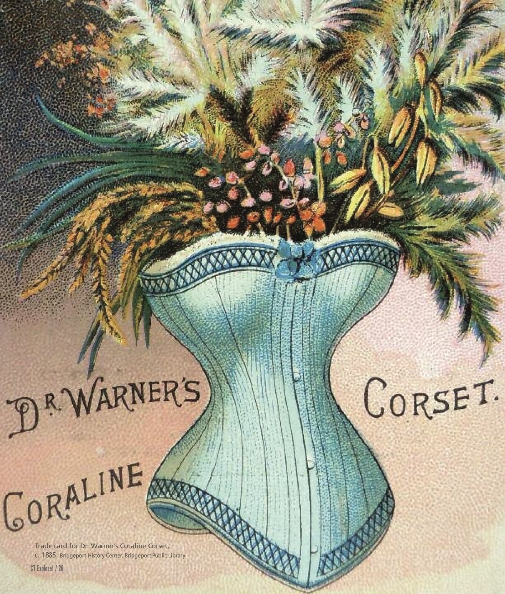 These are advertisements for the famous “Coraline Corset”, patented by two brothers, Dr Ira and Dr Lucien Warner. It was created in 1873 & marketed as a “health corset” as it allowed some movement and reduce injuries caused by previous designs. Corset Thread!