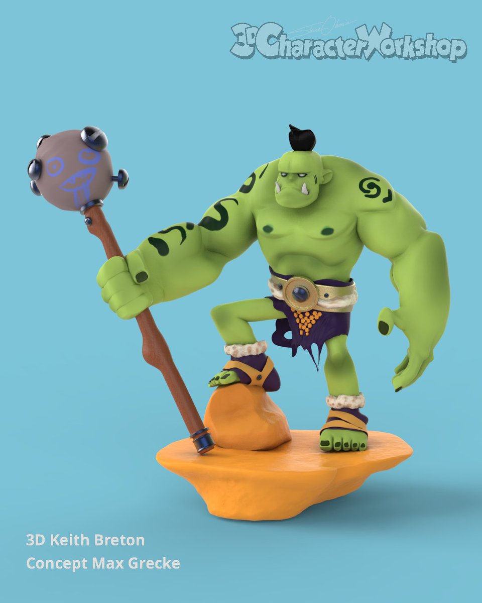 ShaneOlsonArt's tweet photo. Loving the colors & how solid they are in this render of an Orc Warrior by @maxgrecke sculpted by Keith Breton.
#3dcw #zbrush2021 #orc #digitalart #3dstylizedcharacter #pixologic #shaneolson #3dmodel #zbrushsculpt https://t.co/KGCM4Pa1qi