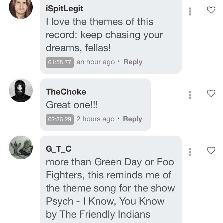 batter_hum's tweet photo. Have you heard our latest single “House on the Beach” yet? Here are some comments from fans. Check out the link below or in bio. #newmusic #comments #houseonthebeach #batterhum #punkrock https://t.co/tL0Z0MMo0Y https://t.co/lFIZxW1qBN