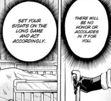 What would each get out of this?Dabi gets to test Hood for Garaki, kill a hero, and make Hawks eat some shit.Not personal for Hawks. Just gov't orders/overall desire for peace/free time. He's trying to gain access to LoV. Has to prove himself, maybe with a sacrificial lamb