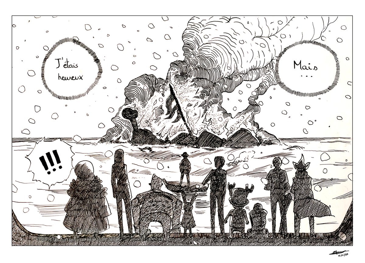 ArthurGaubert's tweet photo. #OPCollab J'ai participé à un redraw one piece !!! voici ma participation !! C'était trop bien ! https://t.co/gfbBNNTtPs