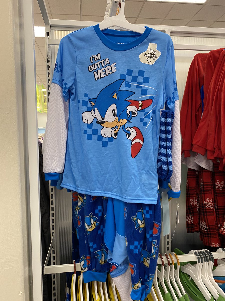 Sonic the hedgehog pajamas target hot sale