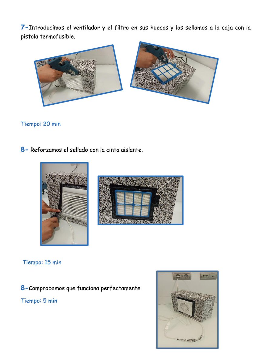 PabloFuente's tweet photo. #COVID19 Todo merece la pena por cosas como esta. Alumno de 1 de ESO (12 años), decide en su proyecto libre fabricar un filtro HEPA casero. El resultado es alucinante (ya en el dropbox https://t.co/eJCspystol). 
32 Euros...pero sobre todo, pasión por hacer algo bien. BRAVO. https://t.co/hSeZNOPaLT