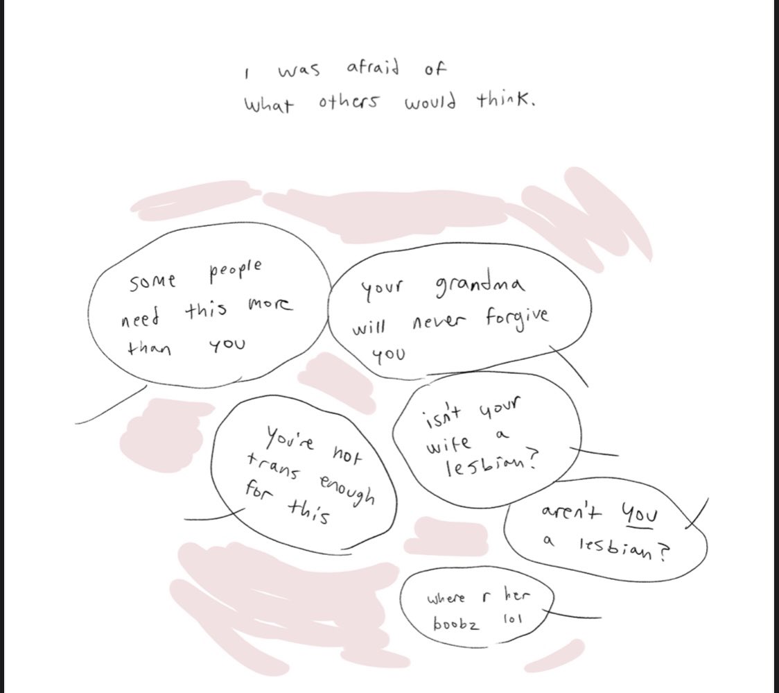 RomanticLextra's tweet photo. @Gingerhazing Wow Noelle this was amazing! it resonated with me so much ❤️This comic feels like a mirror to my own feelings+struggles w/gender.I’ve been thinking a lot more about my body+how I present myself+how I feel about my gender inside lately this just helped me feel so much less alone https://t.co/jUeJF1hRrw