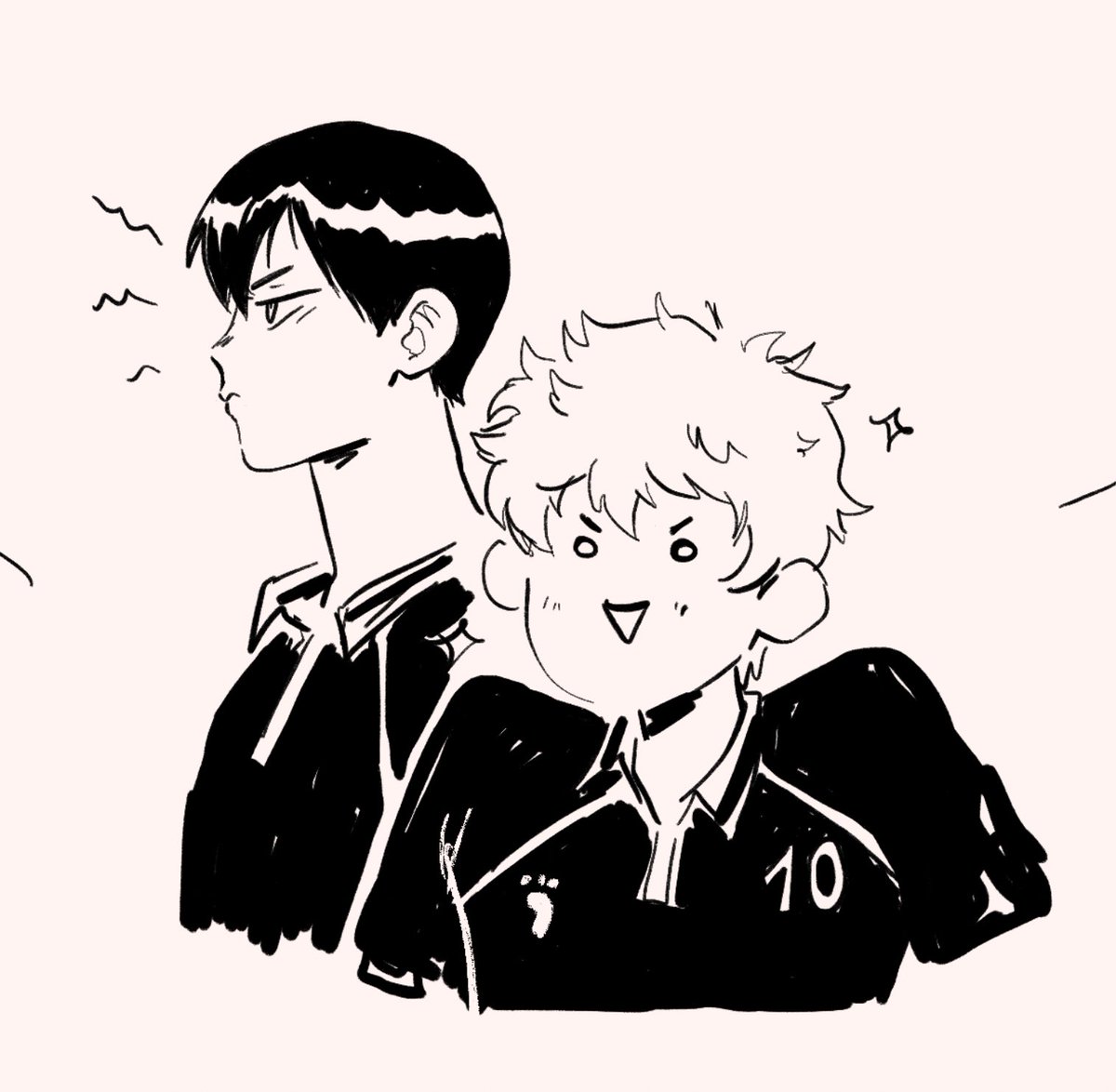 Haikyuu : babies will be babies.
(Asahi you are me I am you let's panick together over life)