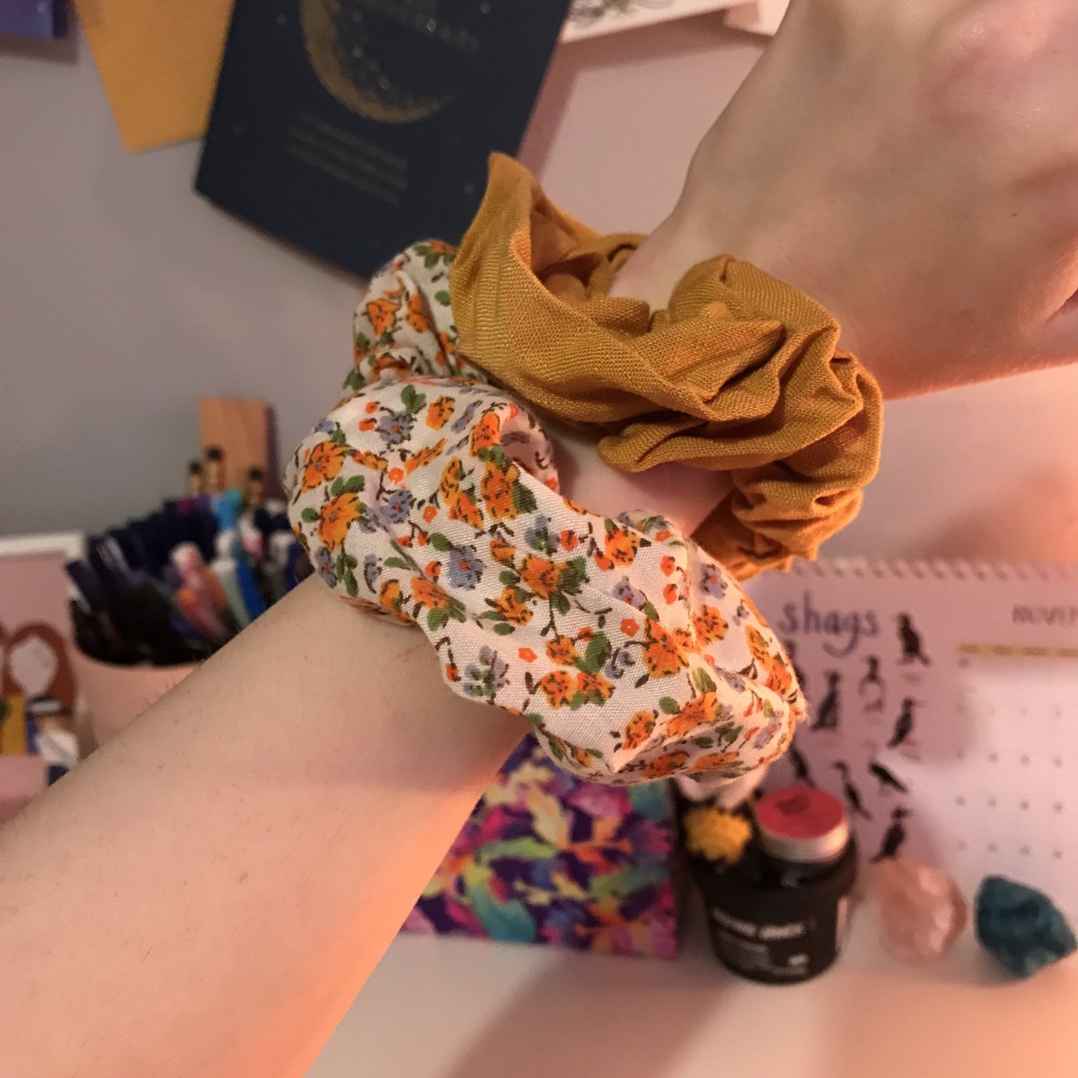 Next up we have the wonderful Hollie  @cosygirlsclub, a multi-talented lady whose entire stock I absolutely love! She made my favourite floral scrunchie & an amazing digital drawing of Conor and I which cheers up my desk. Her shop is here:  http://etsy.com/uk/shop/cosygirlsclub