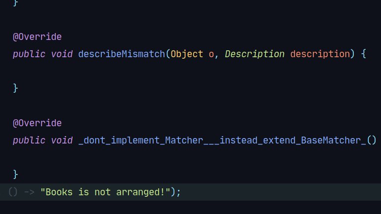I think they are trying to communicate also hhh <a href="/starbuxman/">Josh Long</a> 
#Use BaseMatcher
#springboot