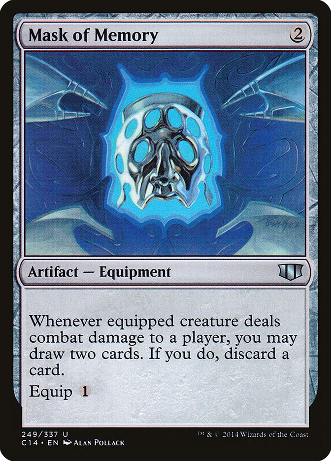 I was surprised to find that most Equipment ended up being way to expensive to cast+equip. It's also hard to find equipment that is relevant both on T and on other creatures. Mask of Memory was a highlight for its ability to filter cards during other players' turns.