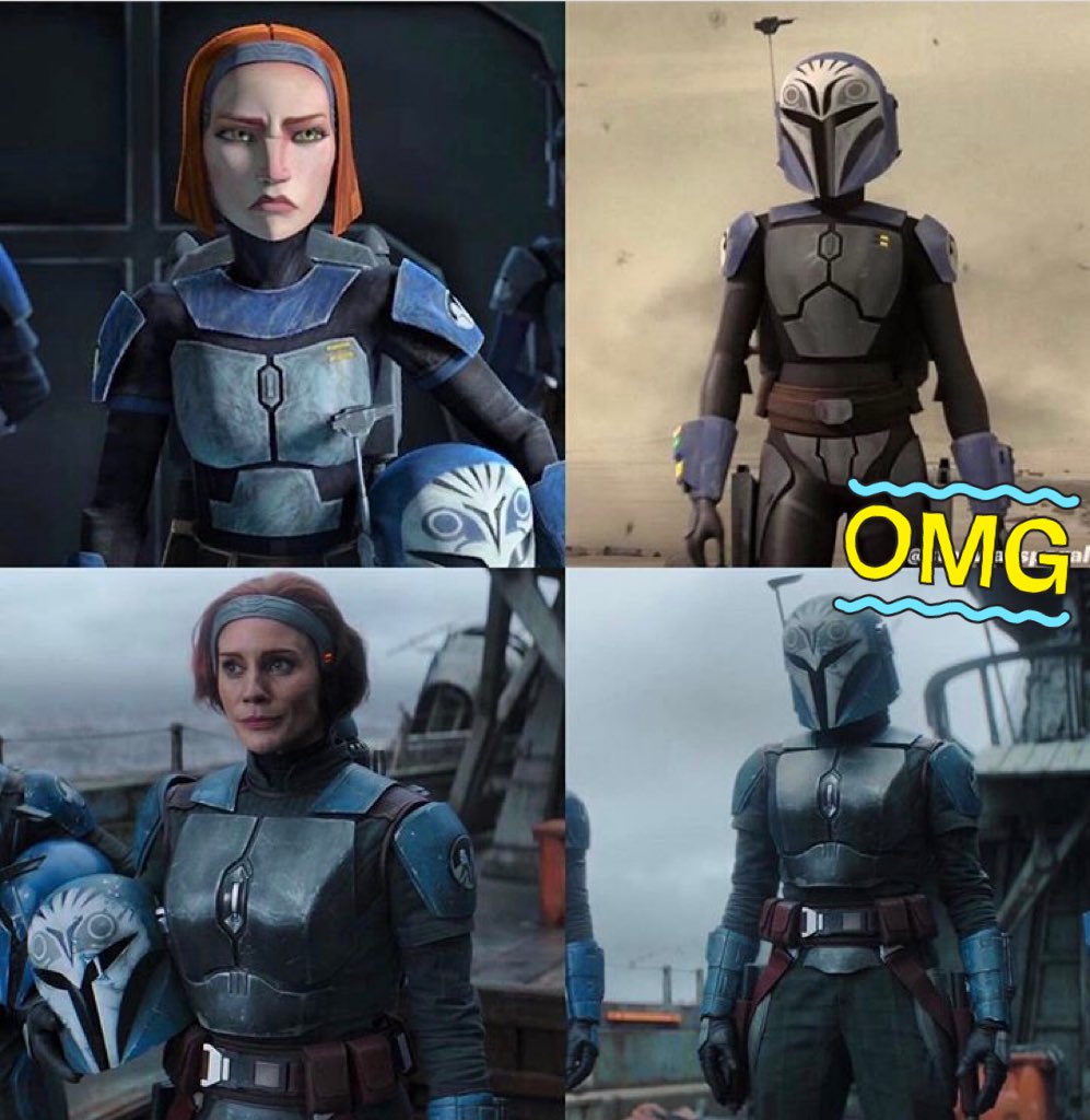 NothinButSW's tweet photo. So awesome! Looking forward to seeing more Clone Wars characters in live action. #Bokatan #TheMandalorian https://t.co/1BeuzY5NGB