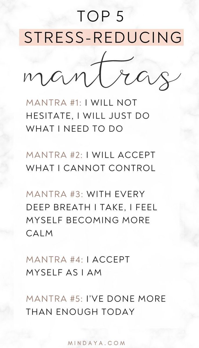some examples of mantras you can use: