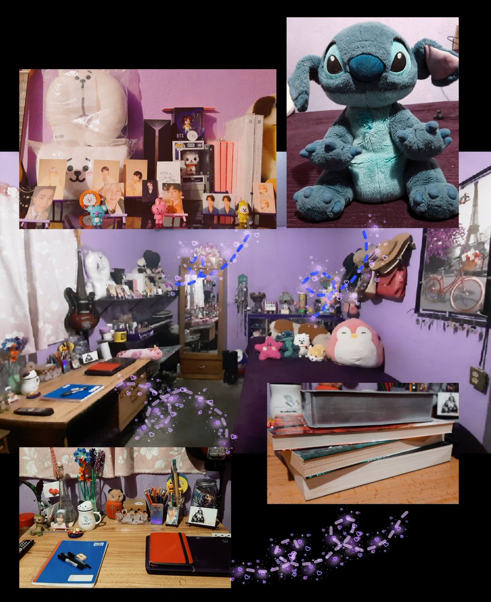 Yoondra95's tweet photo. Que cosas de mi habitación me representan mejor?
En todo mi cuarto hay fragmentos de mis etapas, cosas que me definen
Mi parte ARMY, donde tengo algunas cosas que he comprado de @BTS_twt y se han vuelto algo muy importante para mi
#Hi_Army_7 #BExHiArmy #BEChallenge #BEisComing https://t.co/JRRa60bhgi