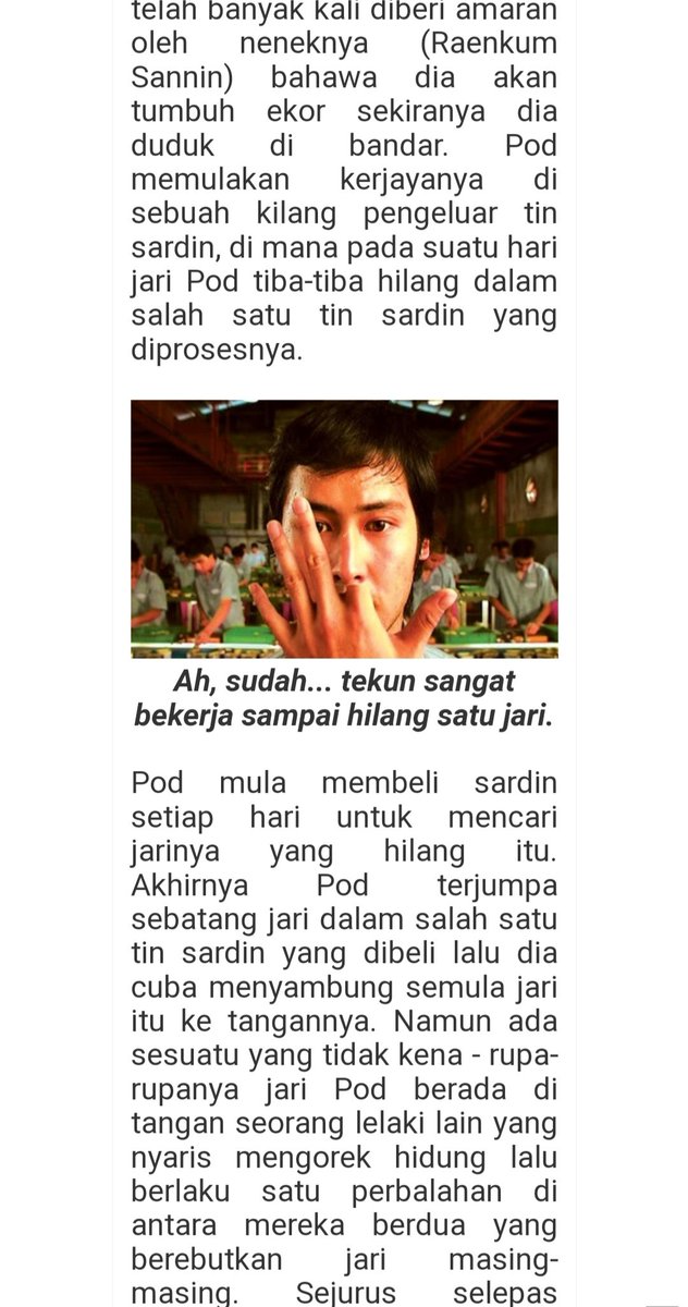 emelynn3994's tweet photo. @fatzary @hazemanhuzir Hahaha.. ni dia movie jari dalam sardin : Mah Nakorn (2014) serius lawak movie ni https://t.co/f2zp2RThl1