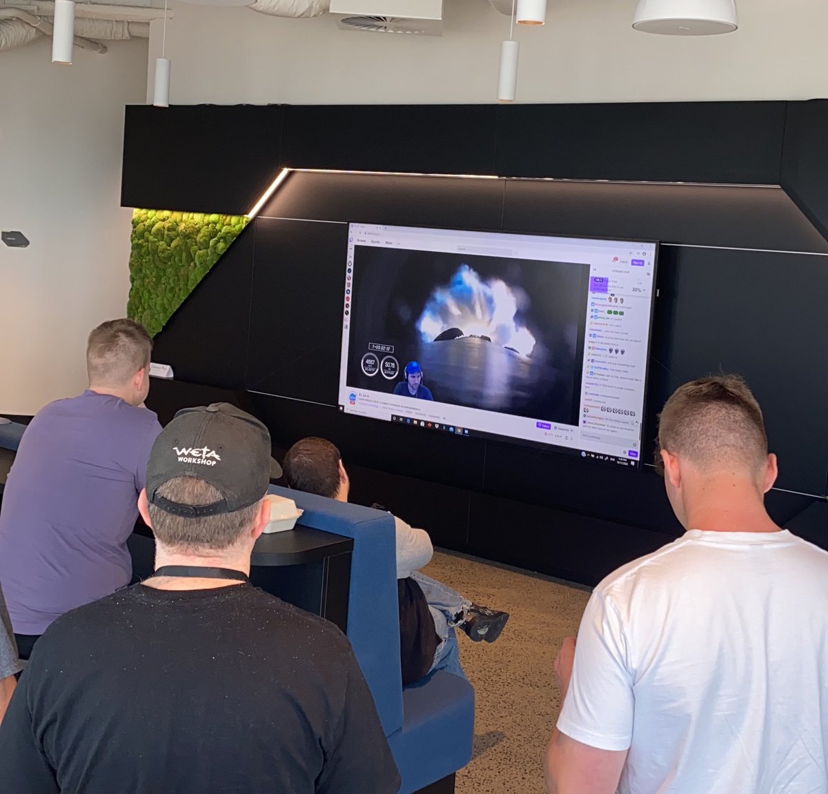 rocket2guns's tweet photo. Everyone @rocketwerkz auckland watching @ej_sa take us through the launch! https://t.co/Lg55F5McBL