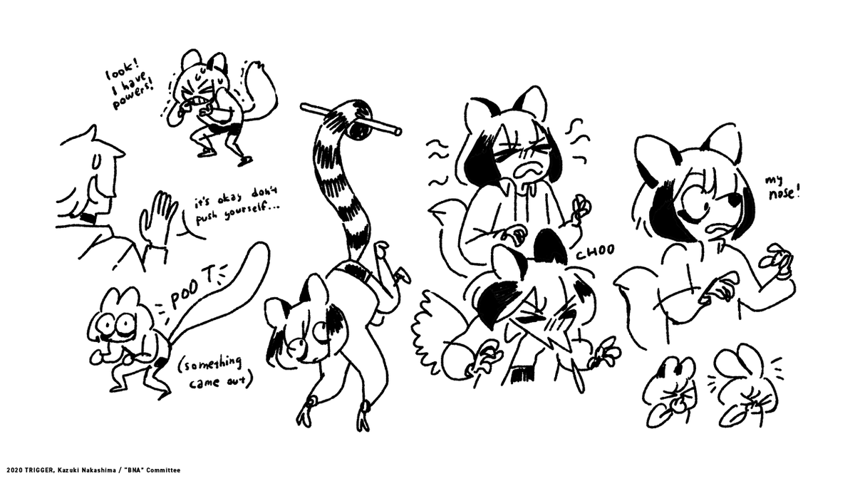 here's some of the really early concepts i did for michiru! 
