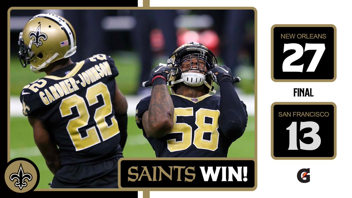 ⚜ SIX. STRAIGHT. WINS. ⚜

@Gatorade | #SFvsNO