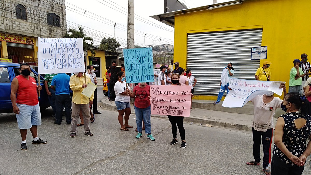 COMITECESAF's tweet photo. @CynthiaViteri6 @alcaldiagye Alcaldesa de Guayaquil hacemos un llamado de atención éste caso del terreno que fue donado para un centro de salud @Salud_CZ8 en Cordilleras del Cóndor y un desconsiderado se lo cogió en tiempos de pandemia alegando no tener y luego lucró vendi��ndolo https://t.co/NpLKwyhvHK