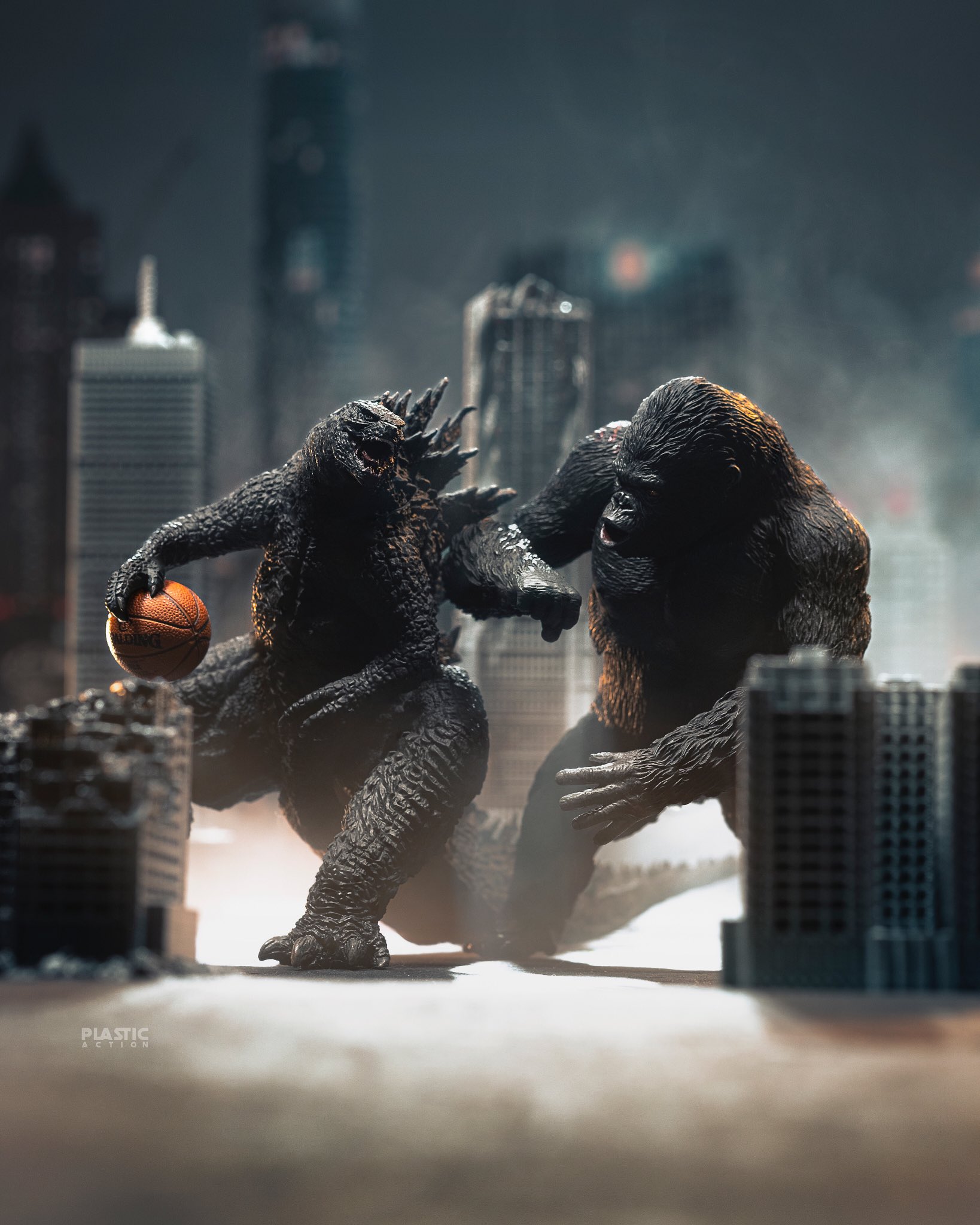 Jax Navarro on X: Godzilla vs Kong #PlasticBallerz  t.co83TT4B0Fdj  X