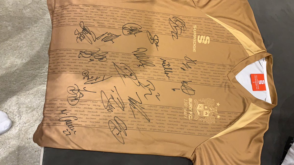 aliwatson92's tweet photo. Any die hard @buryfcofficial fans on Twitter that are deserving of this? Found it in my loft whilst packing some stuff up &amp; thought it would be great memorabilia for someone. Slide in DM’s if you know someone 👍🏽 #BuryFC #buryafc #bury https://t.co/6sJOi5fP6y