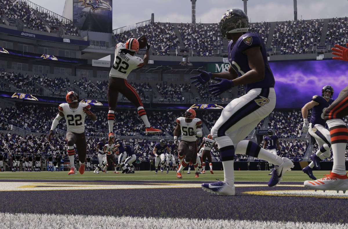 AJML_Browns's tweet photo. After a huge red zone defensive stand capped off by safety Malik Hooker’s second of two interceptions, we hold off Baltimore to secure our 33-20 road win!

@AJML_Network https://t.co/nOnCIyUPi9