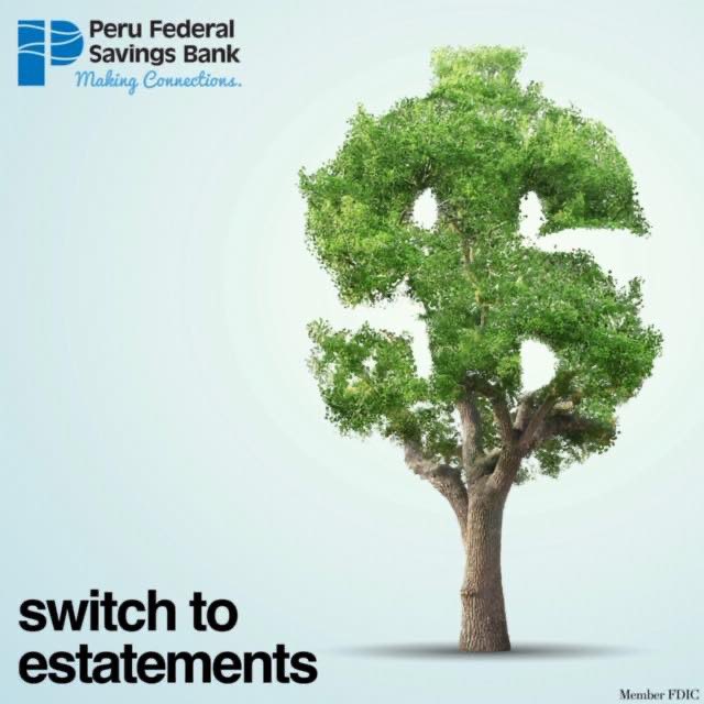 peru_fsb's tweet photo. Receive your account information as soon as it becomes available instead of waiting for #snailmail. #AmericaRecyclesDay 

Switch to eStatements today. 🌳 

https://t.co/uoHxW7lM2z - Member FDIC 
#PeruIL #PeruFederalSavings #CommunityBank https://t.co/K81pc3J02J