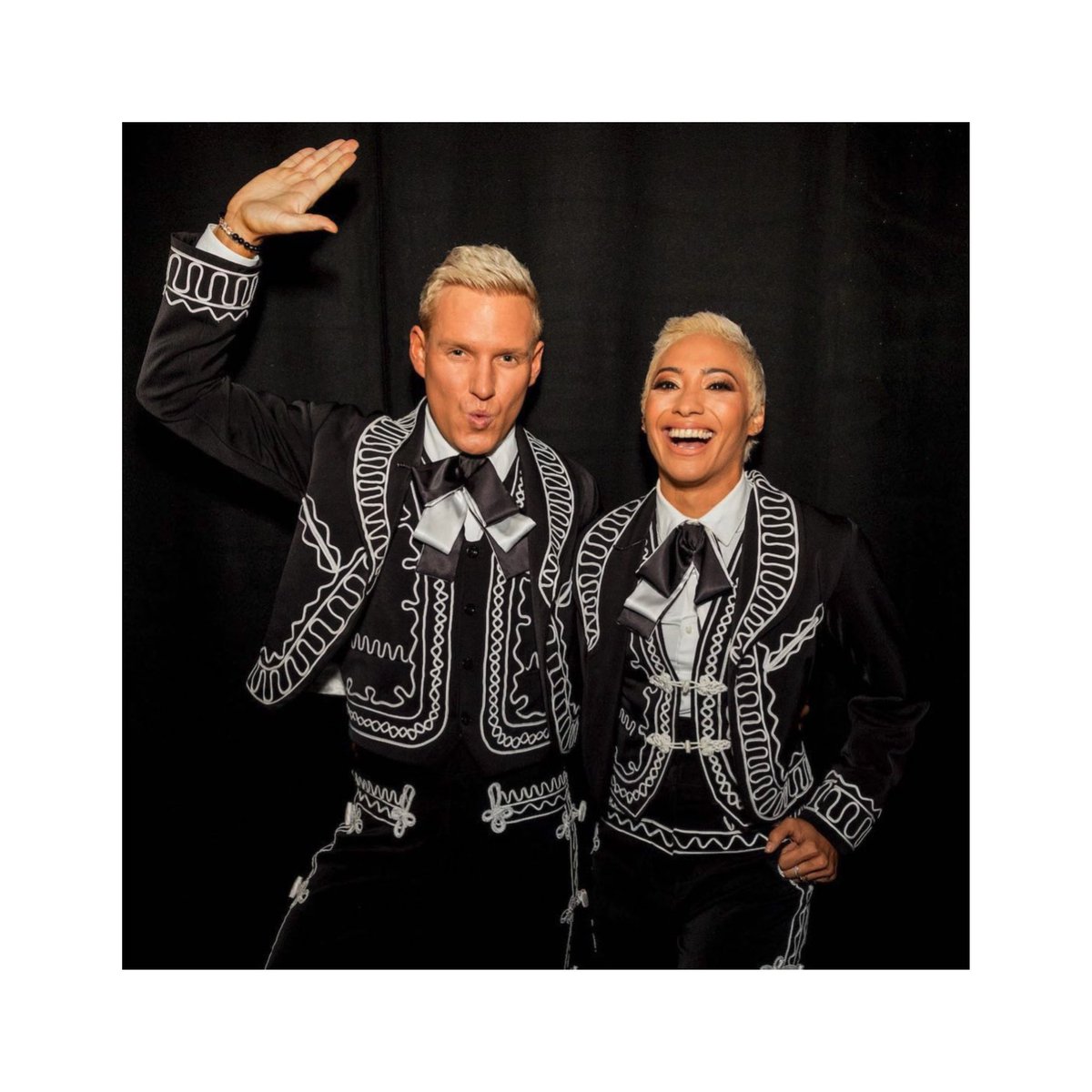 Wow wow wow!! . Thank you guys for voting, supporting and keeping us in @bbcstrictly . . @JamieLaing_UK keep going baby. You’re dancing!!! . This is for all of you !! . We will keep smiling , dancing and giving it our all .